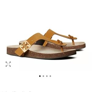 Tory Burch Mellow Thong Sandal in Rhum / Avila Size 8